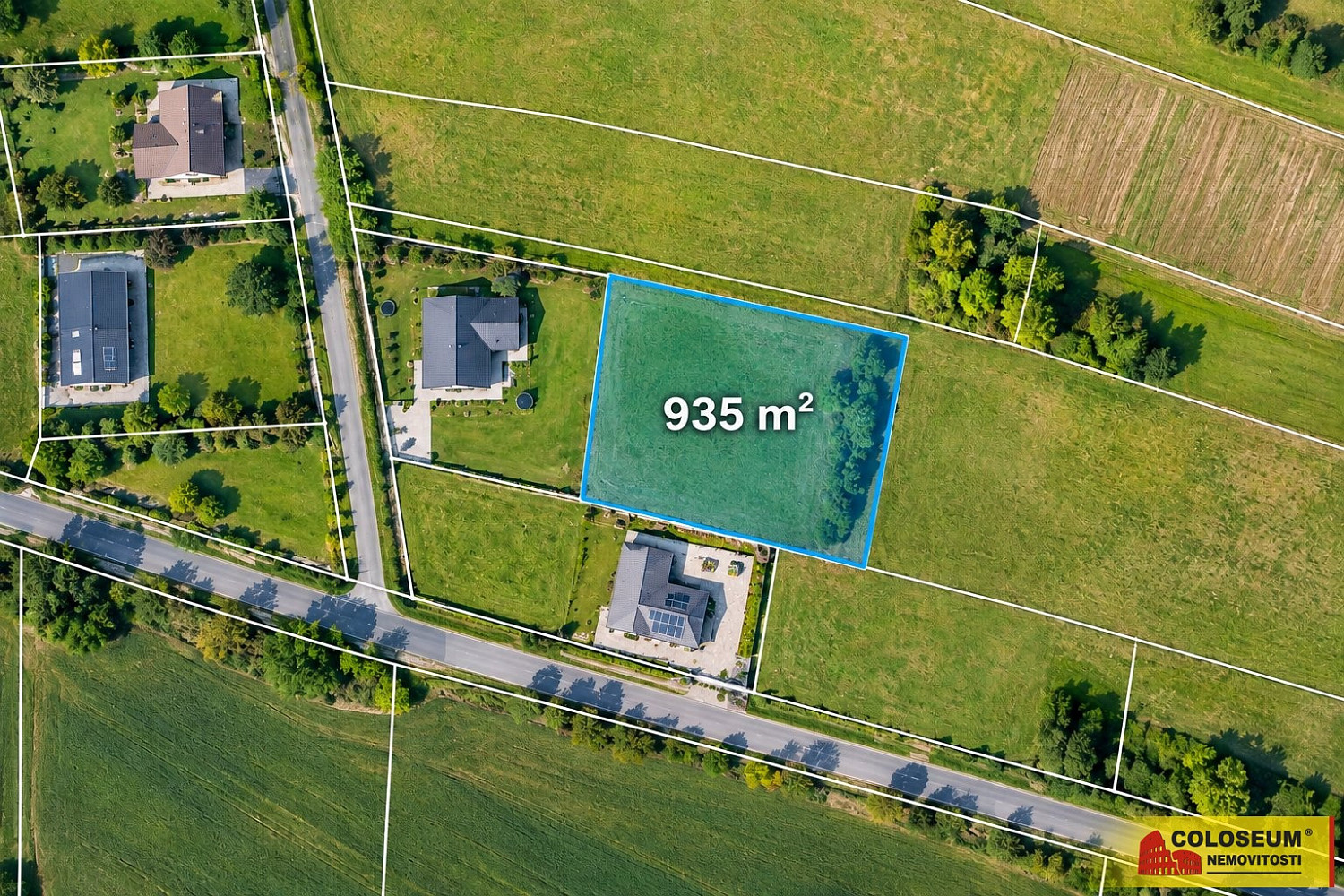 Prodej stavebního pozemku 935 m²