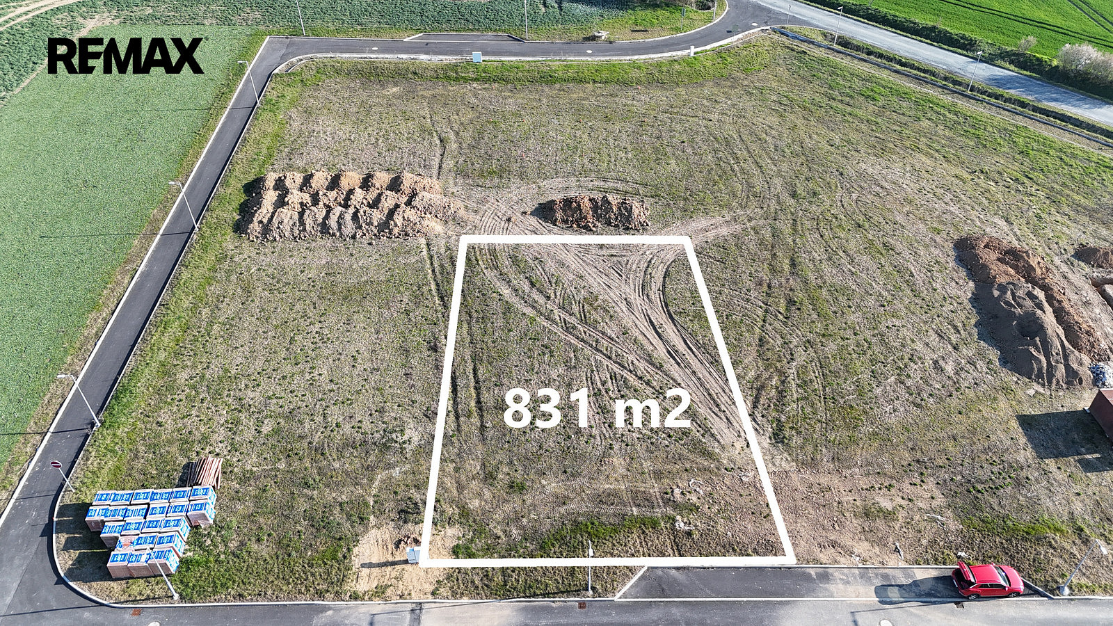 Prodej stavebního pozemku 831 m², Líšnice