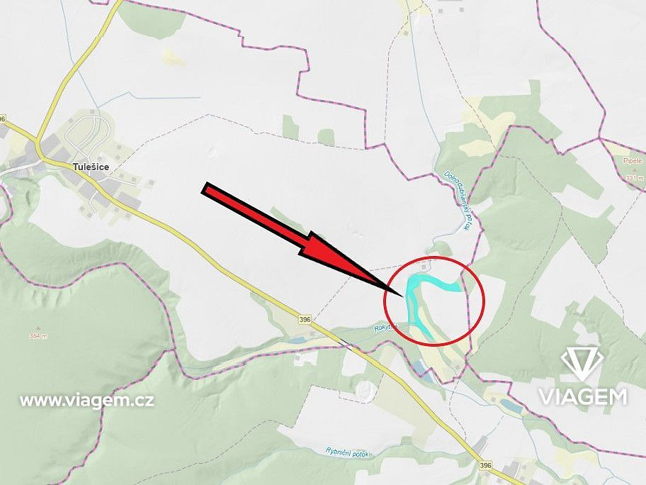 Les 26 903 m², Podíl 8 % o výměře 2 069 m² – pohled 4