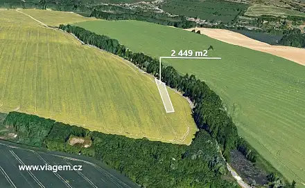 Prodej pole 612 m², Halenkovice, okres Zlín
