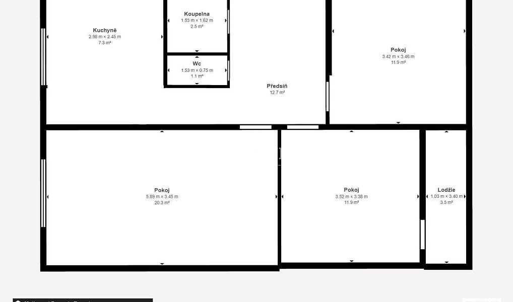 Prodej bytu 3+1 73 m², Klášterec nad Ohří – náhled fotky 4