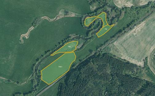 Prodej louky 26 107 m², Červené Poříčí, okres Klatovy