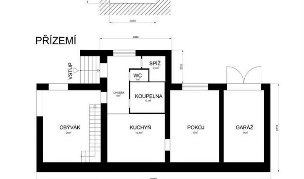 Prodej domu 85 m² s pozemkem 625 m², Vyžlovka – náhled fotky 8