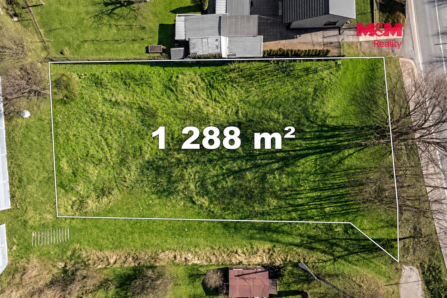 Prodej stavebního pozemku 1 288 m² – fotografie 2