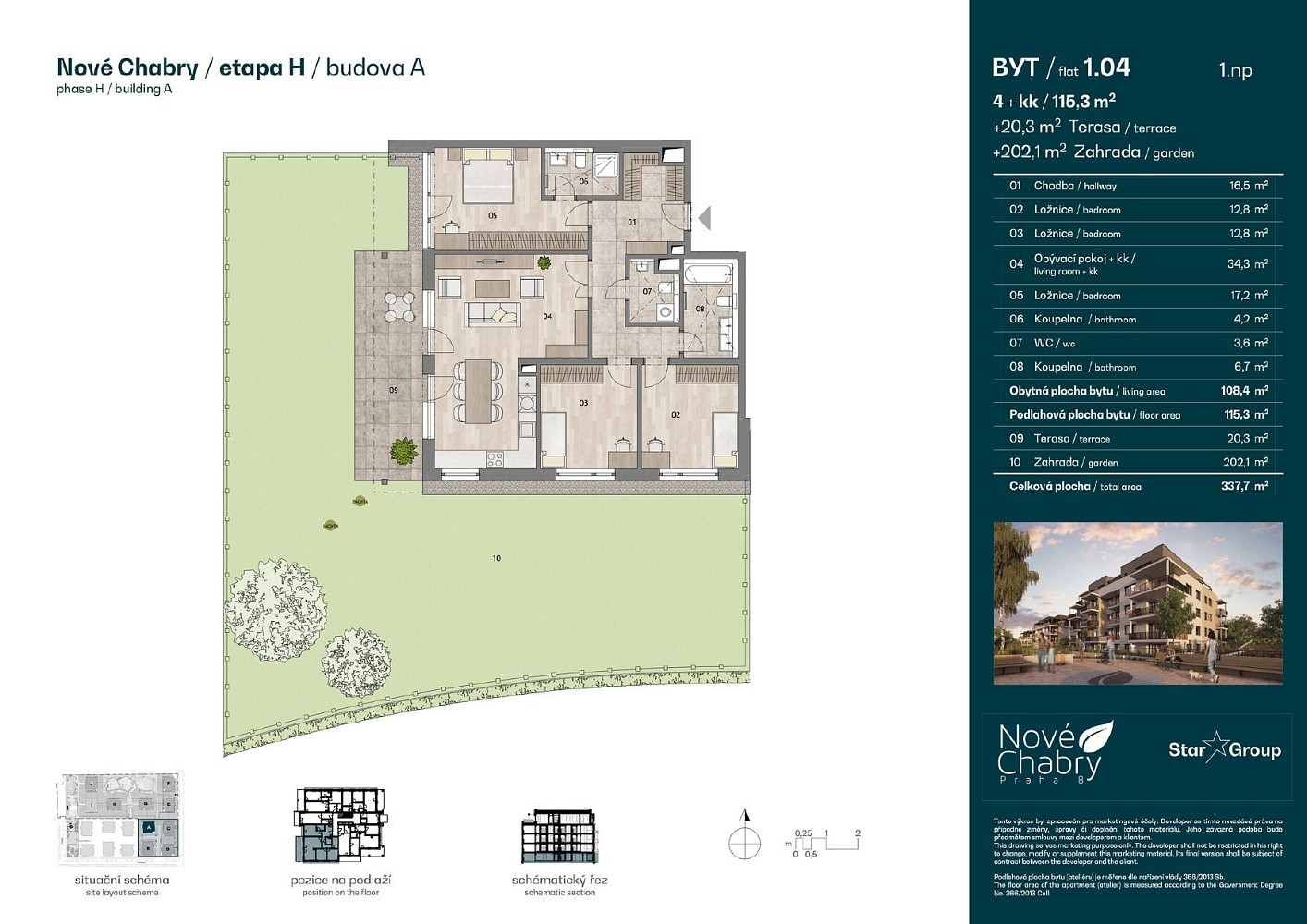 Prodej bytu 4+kk 115 m² – fotografie 2