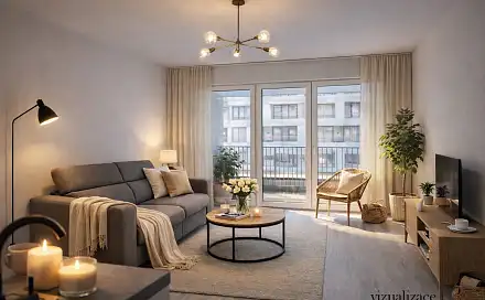 Pronájem bytu 1+kk 33 m²