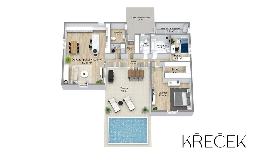 Prodej domu 145 m² s pozemkem 820 m², Trnava – náhled fotky 26