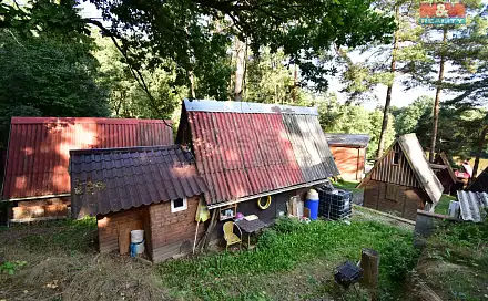 Prodej chaty/chalupy 40 m² s pozemkem 220 m², Bechyně - Hvožďany, okres Tábor