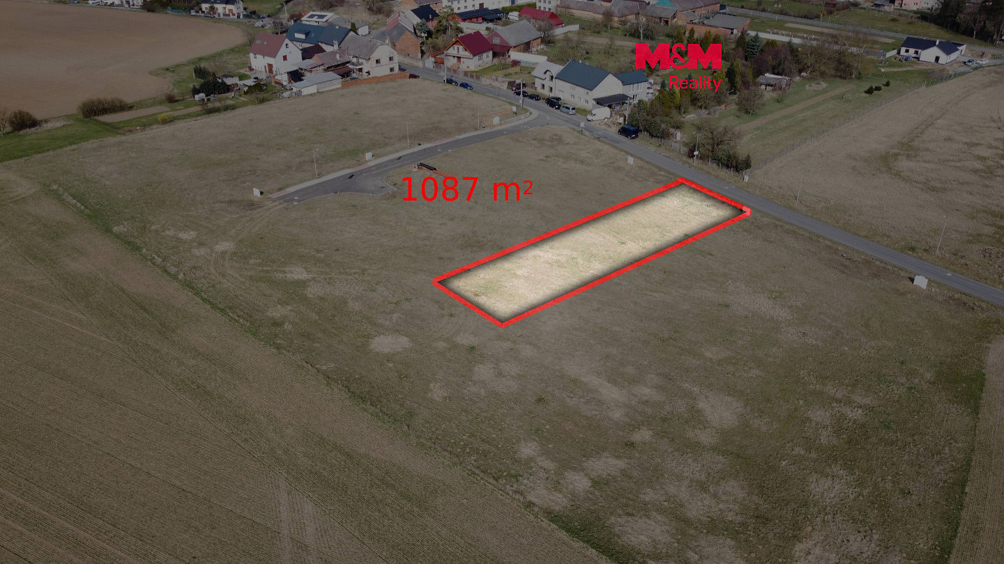 Prodej stavebního pozemku 1 087 m²