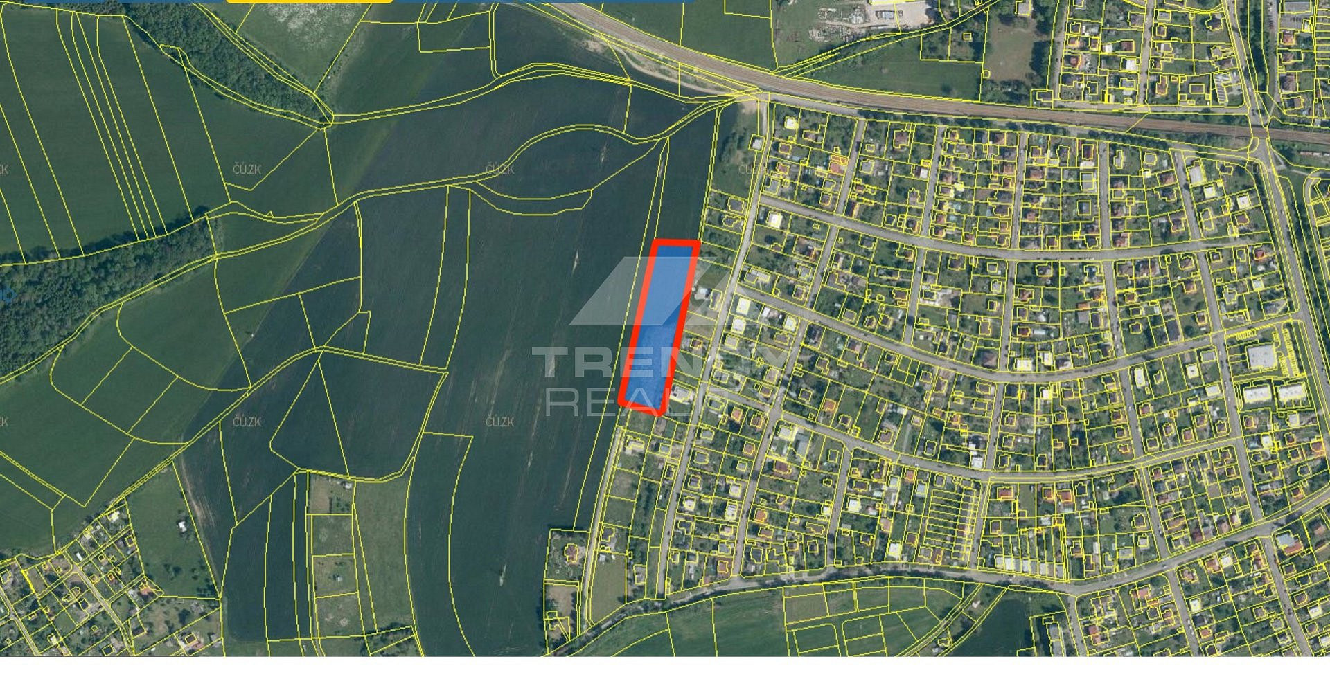 Prodej stavebního pozemku 8 129 m² – pohled 2