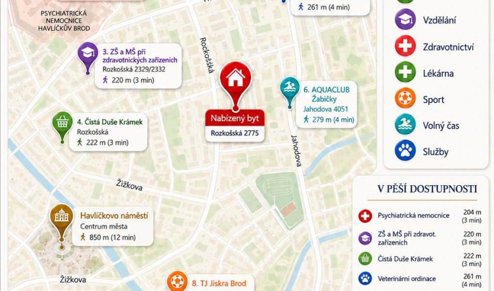 Prodej bytu 3+kk 74 m², Havlíčkův Brod – náhled fotky 22