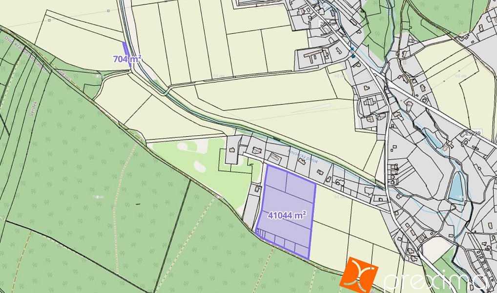 Prodej pole 1 739 m², Vítězná – náhled fotky 2