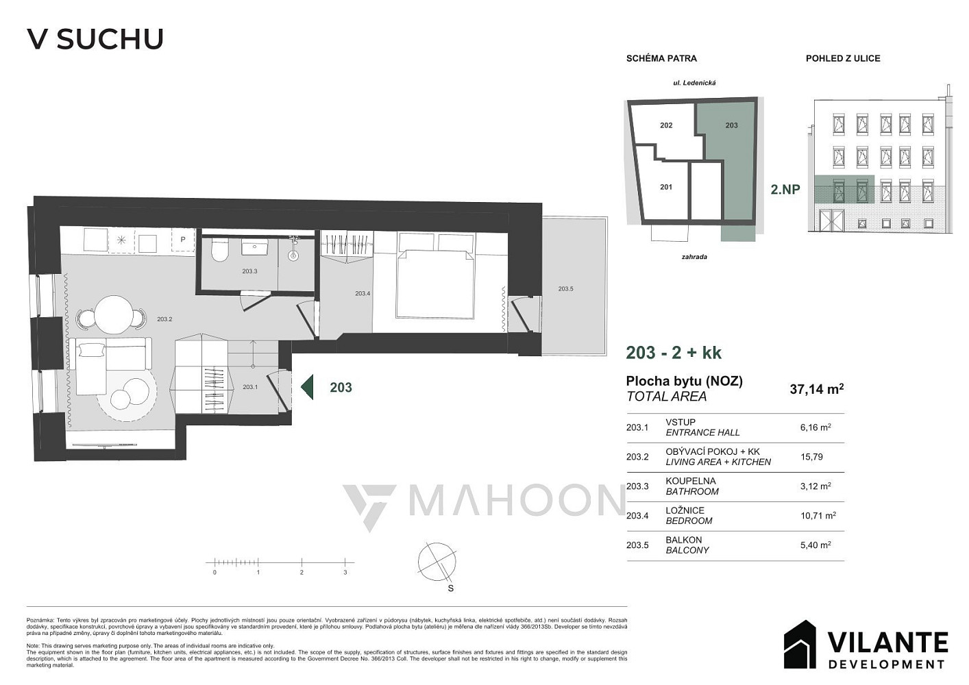 Prodej bytu 2+kk 37 m² – fotografie 5