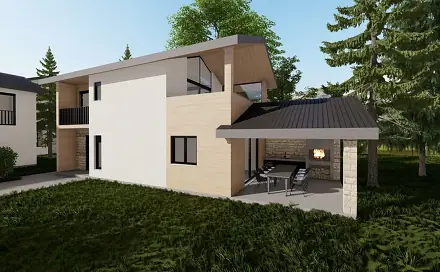 Prodej domu 102 m² s pozemkem 354 m², Vrbovsko, Primorsko-goranska županija, Chorvatsko