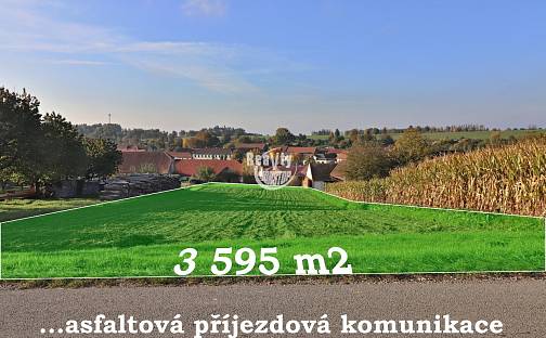 Prodej stavebního pozemku 3 595 m², Sedlejov, okres Jihlava