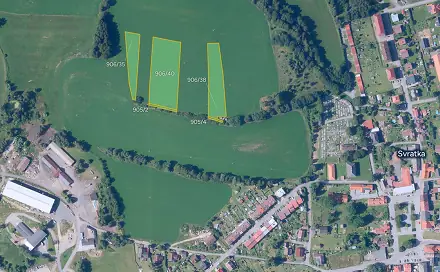 Prodej pole 10 657 m², Svratka, okres Žďár nad Sázavou