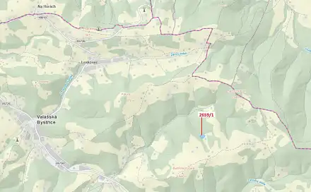Dražba louky 3 375 m², Valašská Bystřice
