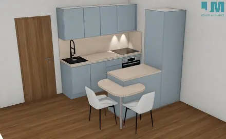 Pronájem bytu 1+kk 28 m², Družstevní, Třebíč - Horka-Domky