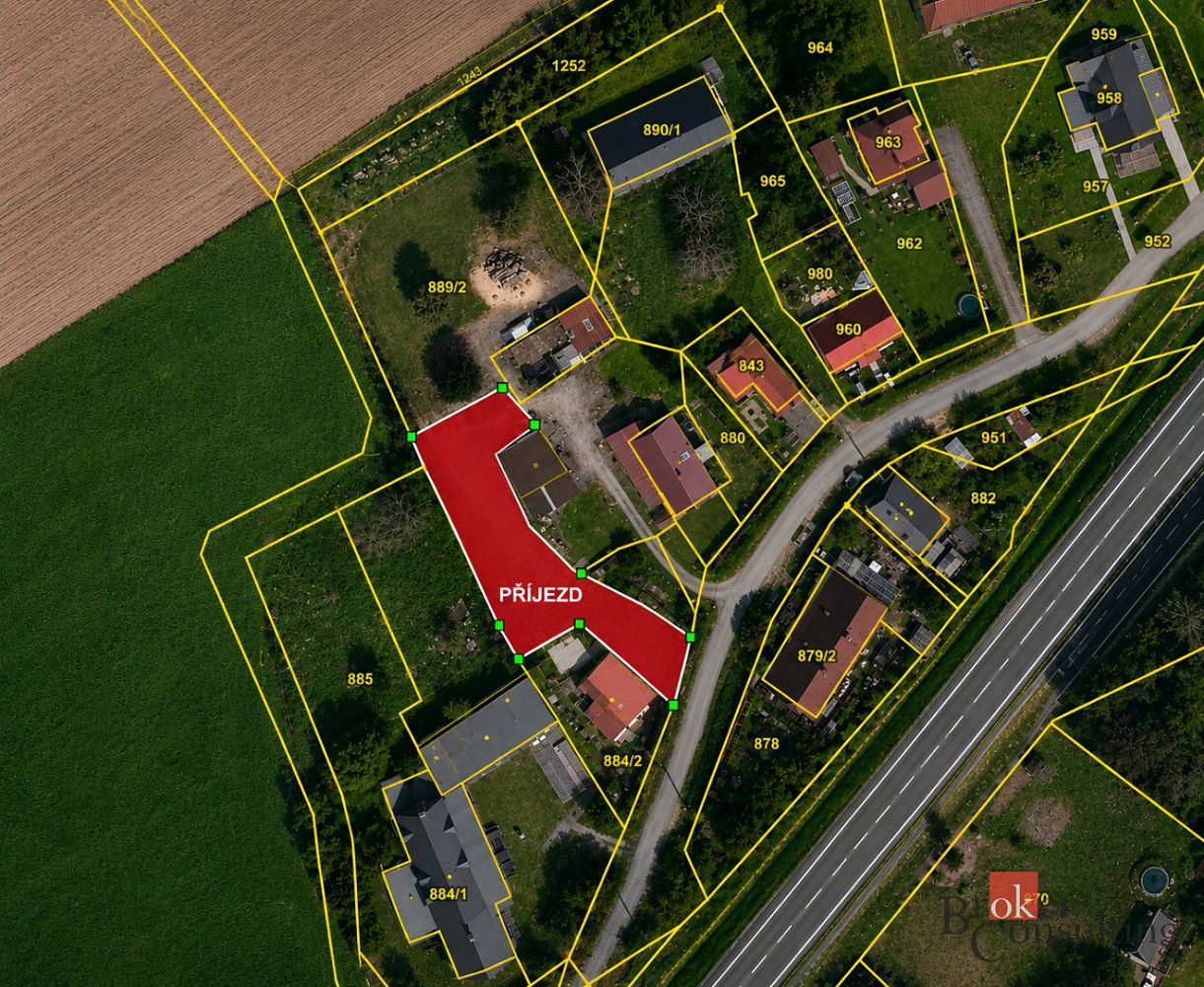 Prodej stavebního pozemku 1 479 m² – pohled 3