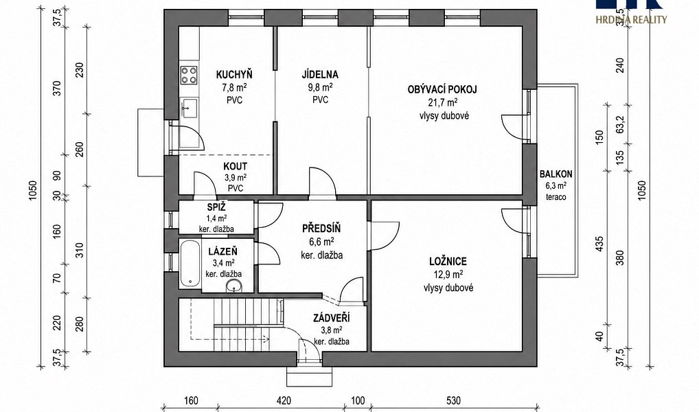 Prodej domu 231 m² s pozemkem 630 m², Pelhřimov – náhled fotky 32