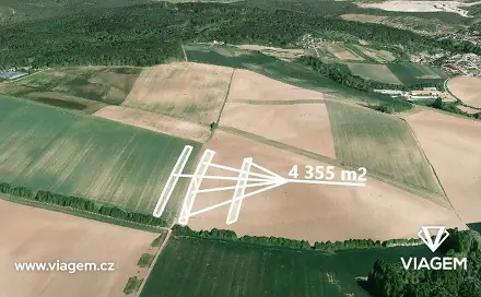 Prodej pole 1 451 m², Podolí, okres Brno-venkov