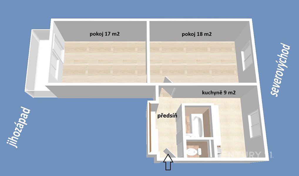 Prodej bytu 2+1 56 m², Brno – náhled fotky 14
