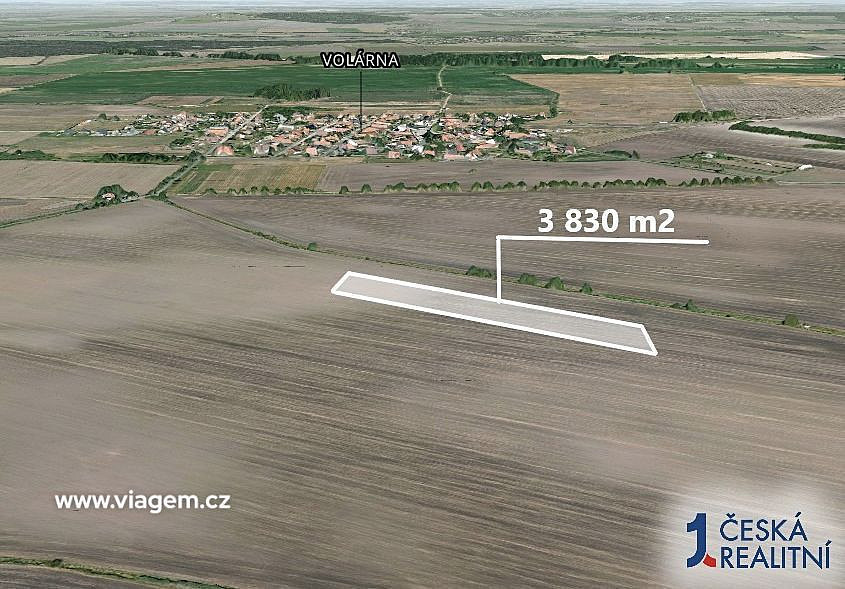 Prodej pole 478 m² – pohled 2