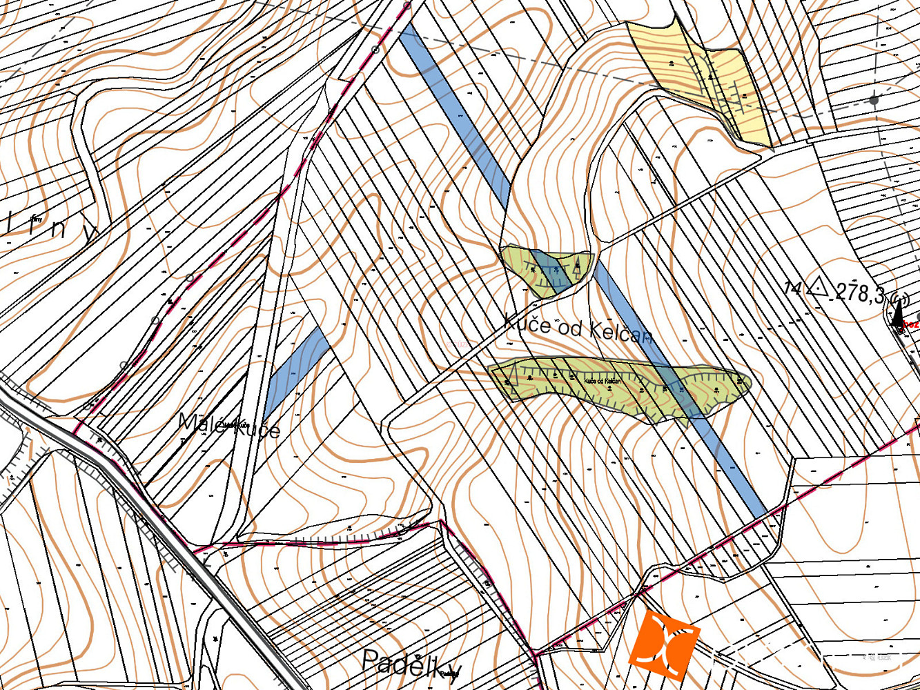 Prodej pole 489 m² – pohled 3