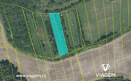 Prodej zahrady 1 748 m², Krhov, okres Blansko
