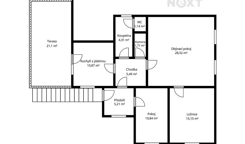 Prodej domu 83 m² s pozemkem 331 m², Liběchov – náhled fotky 3