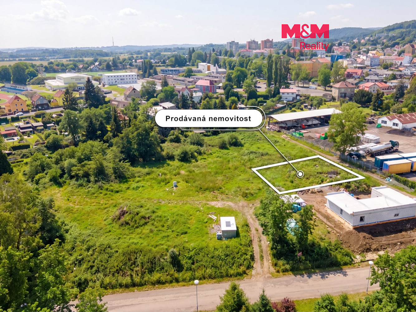 Prodej stavebního pozemku 655 m²