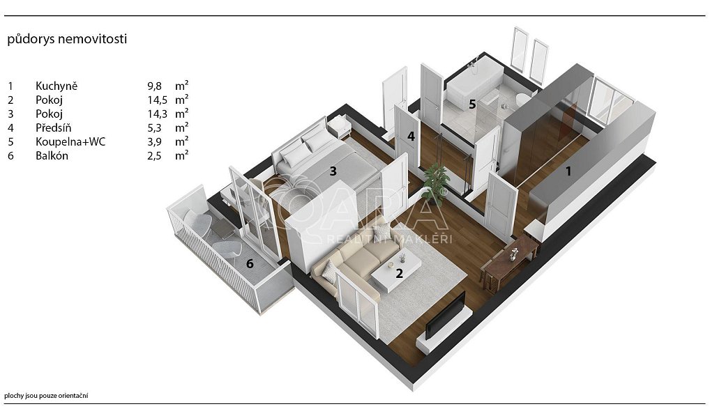 Prodej bytu 2+1 55 m², Hradec Králové – náhled fotky 19