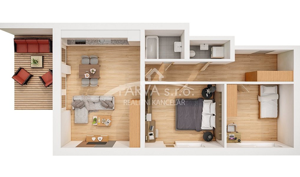 Prodej bytu 3+kk 73 m², Rokycany – náhled fotky 3