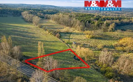 Prodej louky 2 509 m², Orlík nad Vltavou, okres Písek
