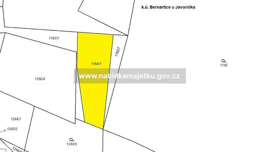 Prodej pozemku 837 m², Bernartice – náhled fotky 2