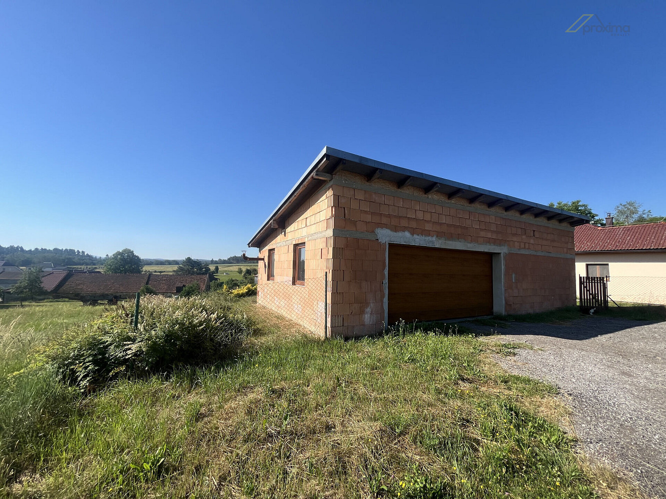 Pronájem dvojgaráže a zahrady 869 m2, stradov u kaplice
