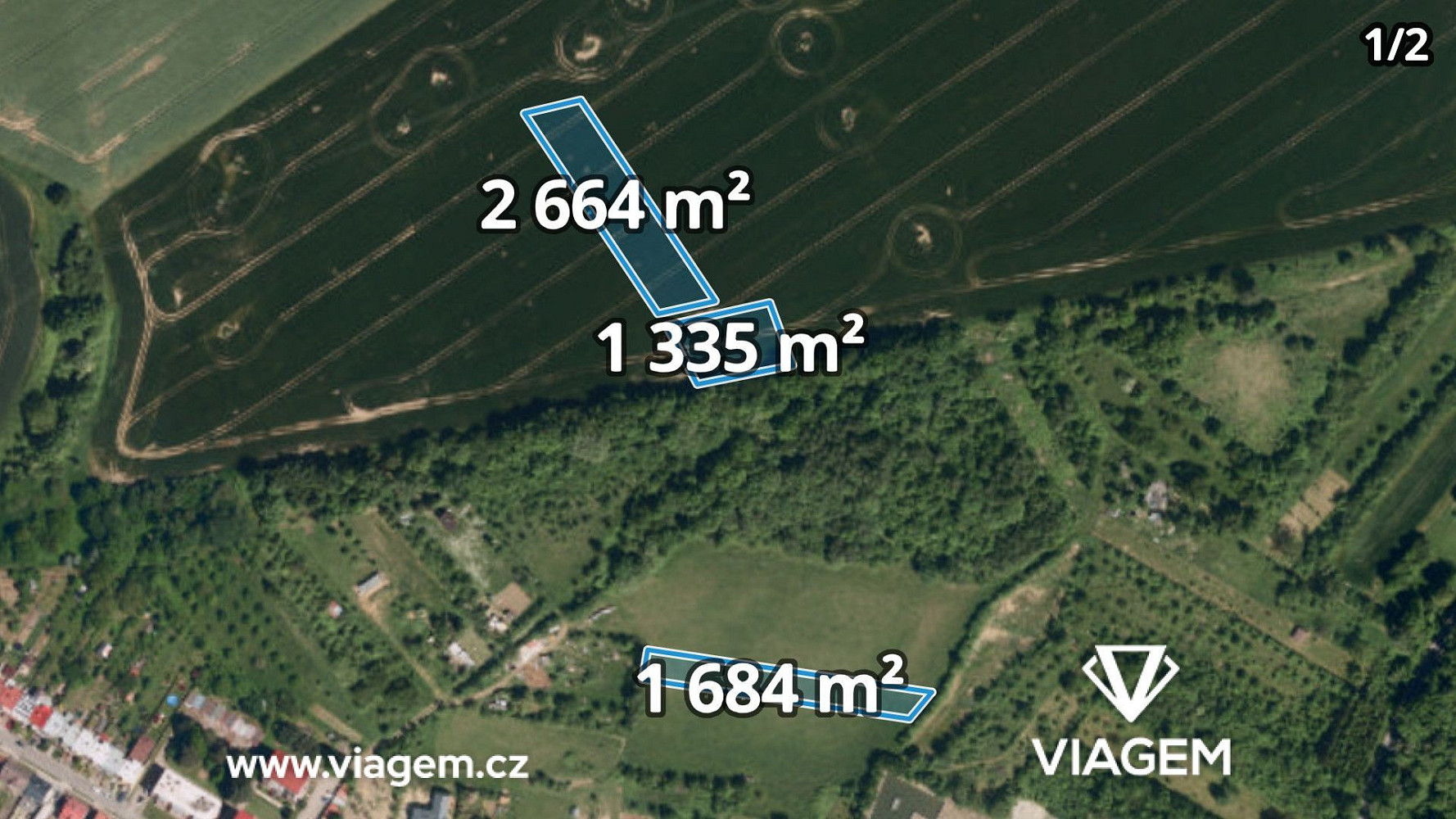 Prodej pole 5 417 m²