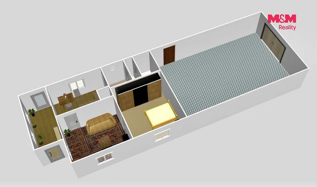 Prodej domu 65 m² s pozemkem 1 232 m², Kravsko – náhled fotky 13
