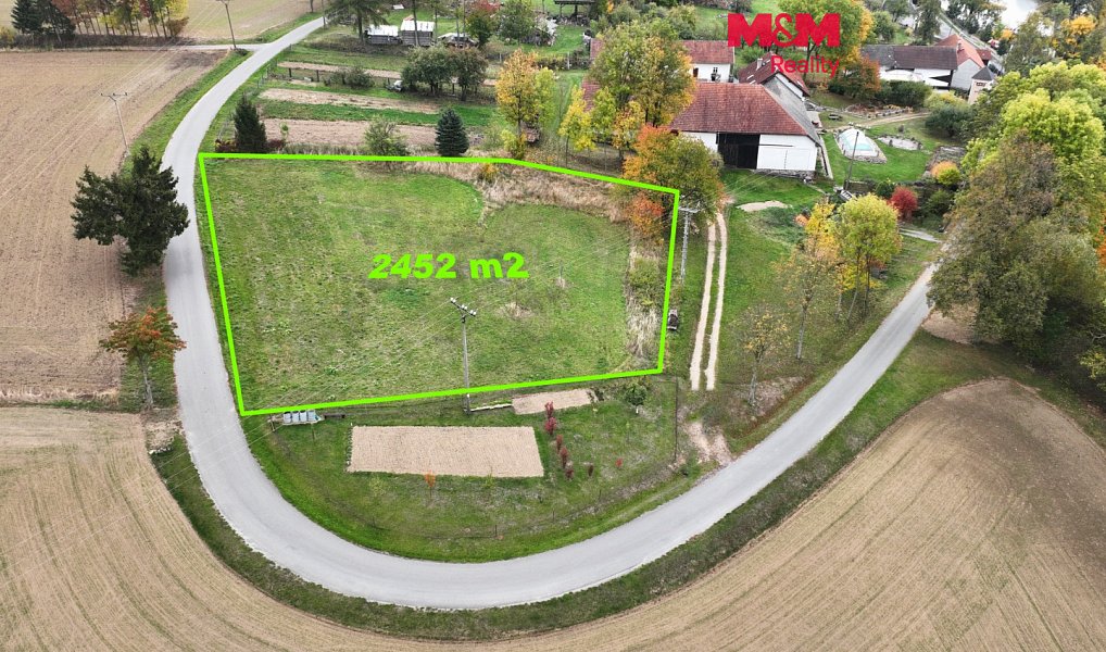 Prodej zahrady, 2452 m², Jihlava, Dobroutov