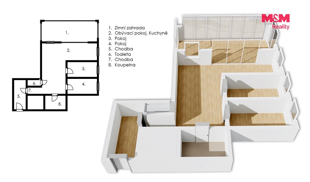 Prodej bytu 3+kk 63 m², Včelná – náhled fotky 18
