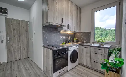 Pronájem bytu 1+kk 25 m², Radniční, Tanvald, okres Jablonec nad Nisou