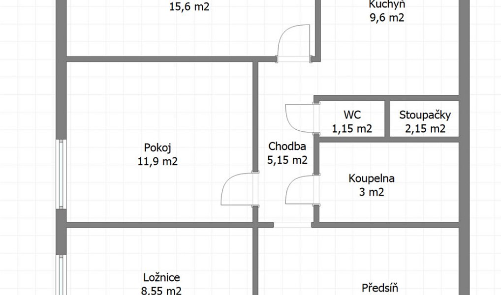 Prodej bytu 3+1 64 m², Brno – náhled fotky 2