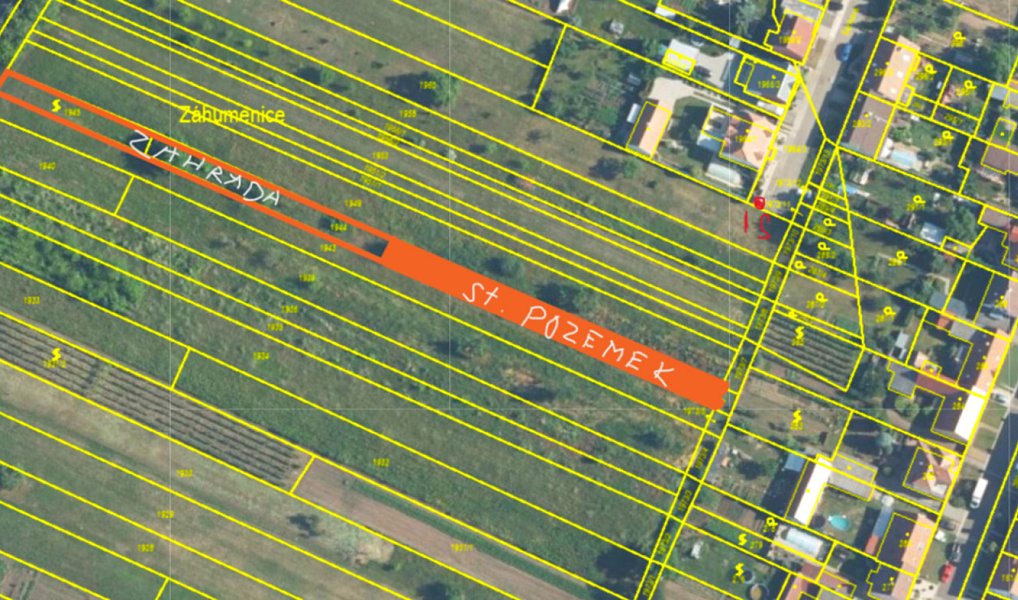 Prodej stavebního pozemku 1 227 m², Lužice – náhled fotky 5