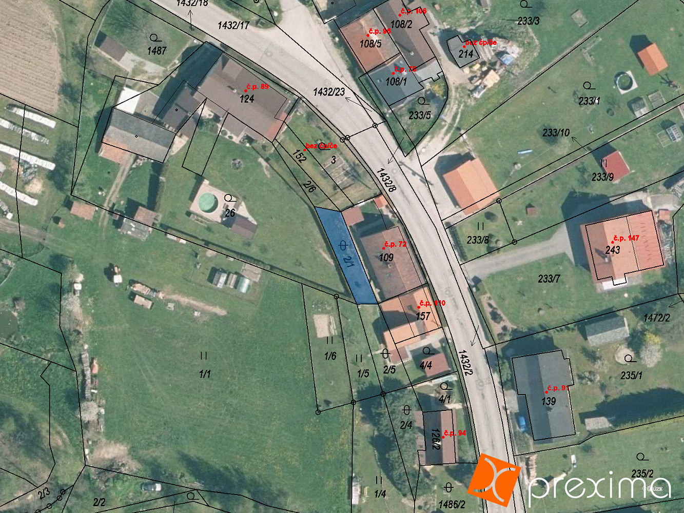 Prodej stavebního pozemku 102 m²