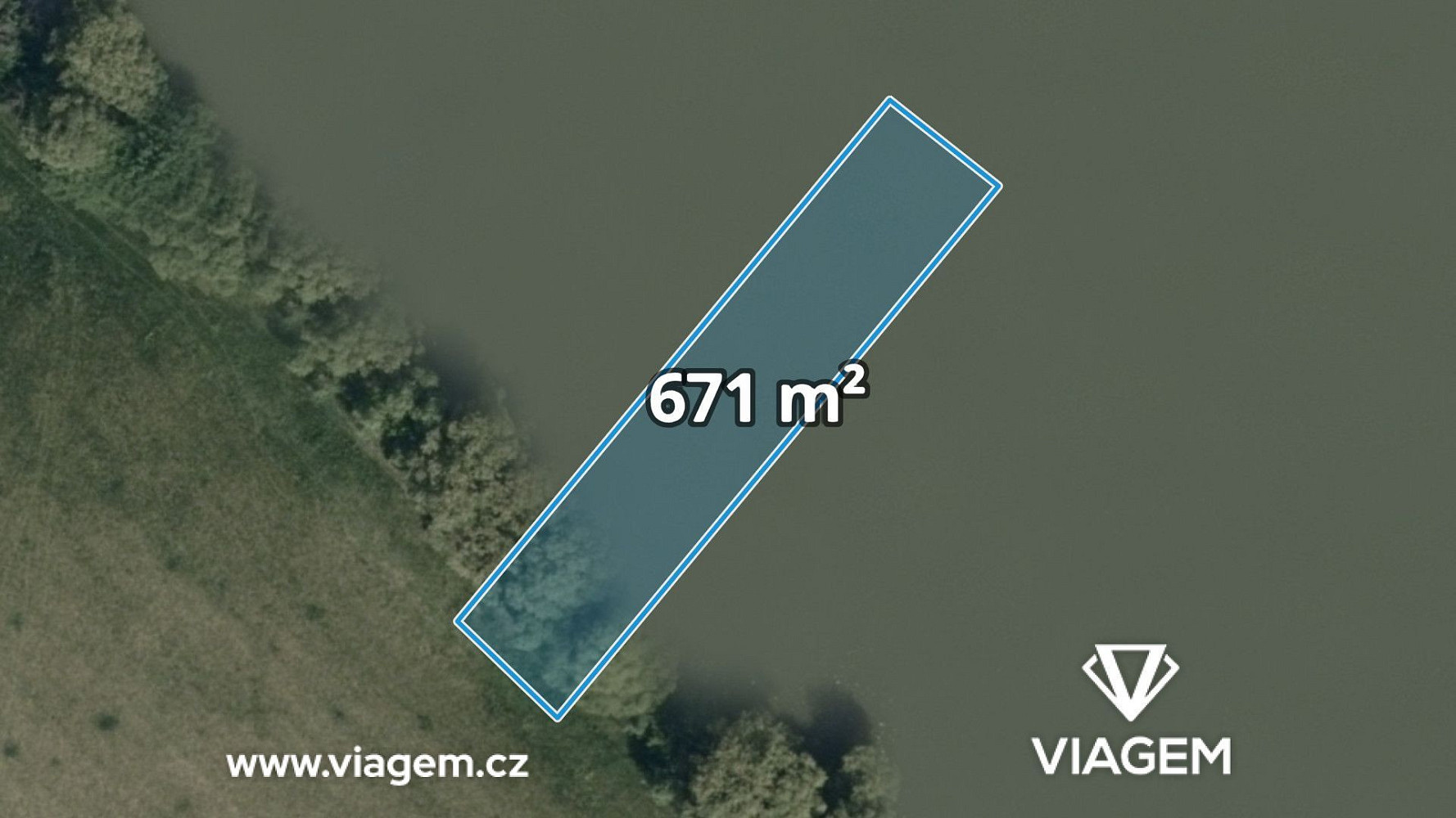 Prodej vodní plochy 671 m²