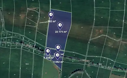 Prodej pole 31 126 m², Čistá u Horek, okres Semily