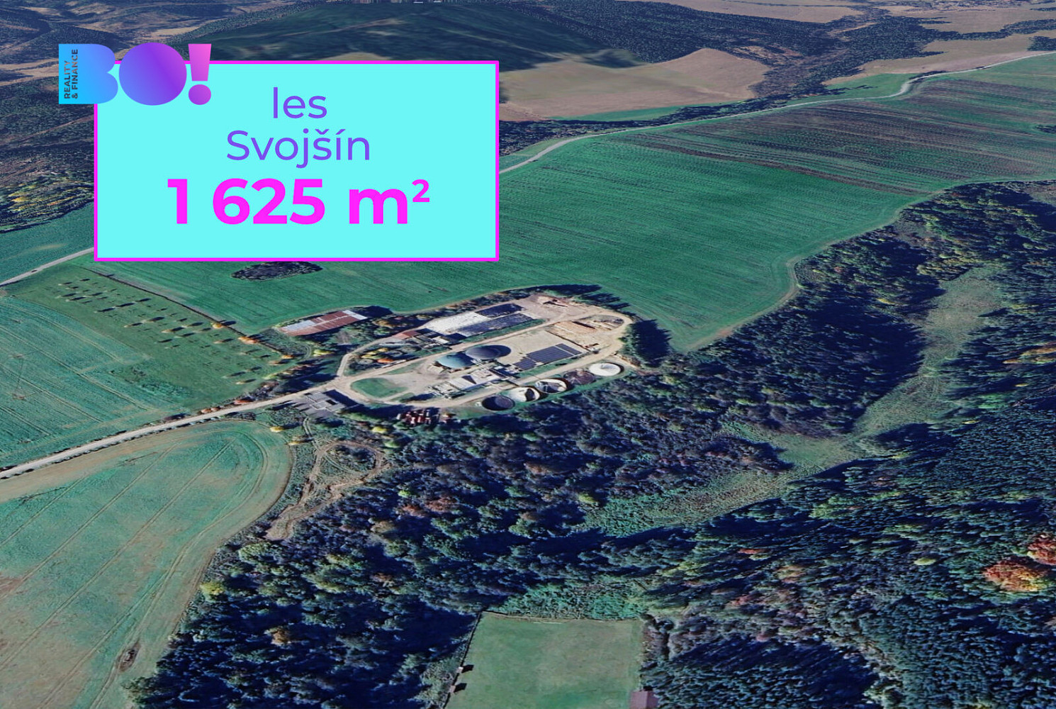 Prodej lesa 1 625 m²