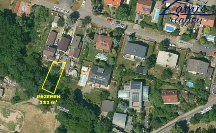 Prodej stavebního pozemku 222 m², Záhornická, Praha 9 - Koloděje