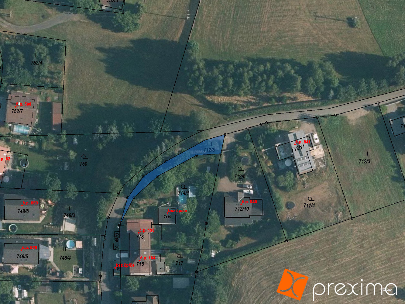 Prodej zahrady 207 m²