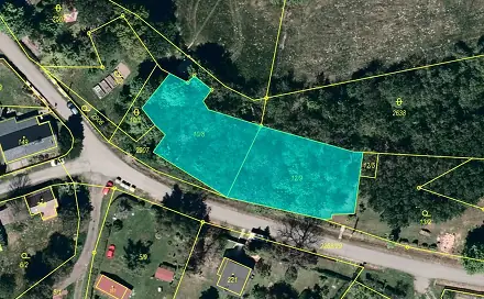Dražba pozemku 1 541 m², Budišov nad Budišovkou